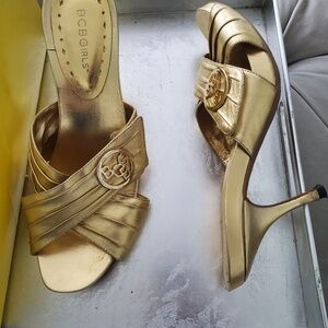 Fun Gold Shoes